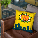 Rio Throw Pillow By Octavian Mielu