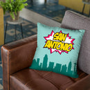 San Antonio Throw Pillow By Octavian Mielu