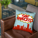 San Francisco Throw Pillow By Octavian Mielu
