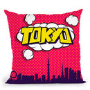 Tokyo Throw Pillow By Octavian Mielu