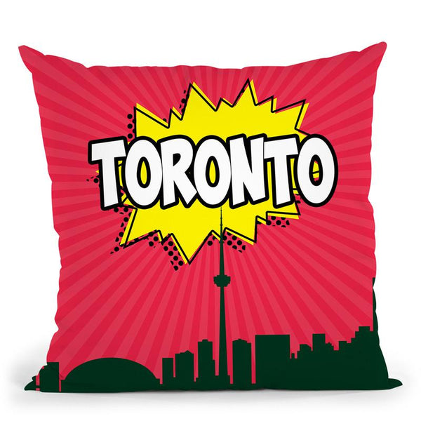 Toronto Throw Pillow By Octavian Mielu