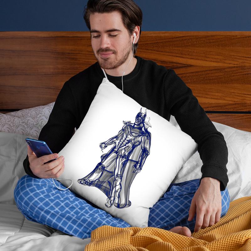 Batman Throw Pillow By Octavian Mielu