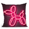 Baloon Dog Throw Pillow By Octavian Mielu