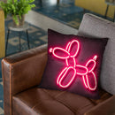 Baloon Dog Throw Pillow By Octavian Mielu