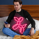 Baloon Dog Throw Pillow By Octavian Mielu