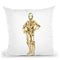 C3Po Throw Pillow By Octavian Mielu