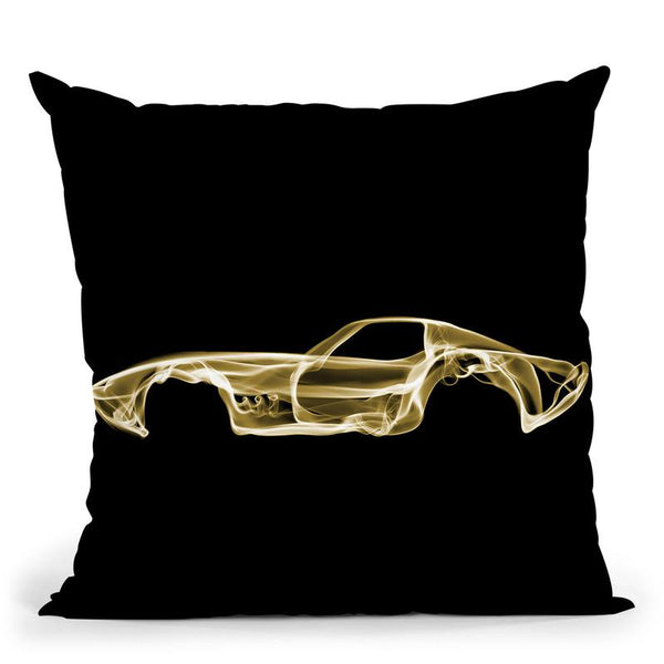 Corvette C3D Throw Pillow By Octavian Mielu