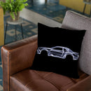 Dodge Challengerd Throw Pillow By Octavian Mielu