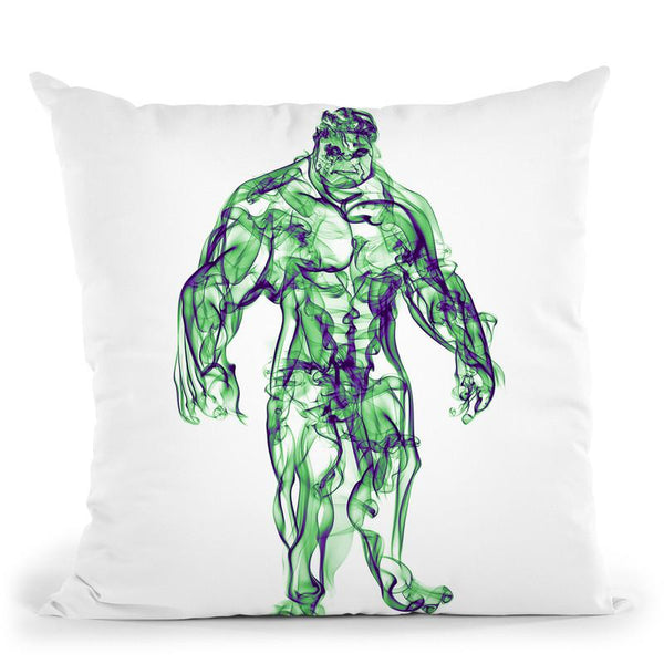 Hulk Throw Pillow By Octavian Mielu