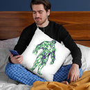 Hulk Throw Pillow By Octavian Mielu