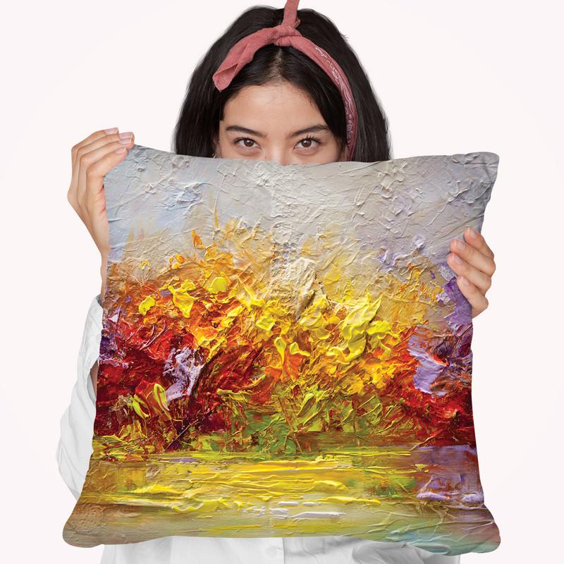 Clear Water Ii Throw Pillow By Osnat Tzadok