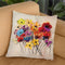 Colorful Flowers Throw Pillow By Osnat Tzadok