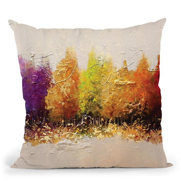 Five Seasons Throw Pillow By Osnat Tzadok