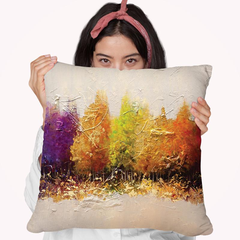 Five Seasons Throw Pillow By Osnat Tzadok