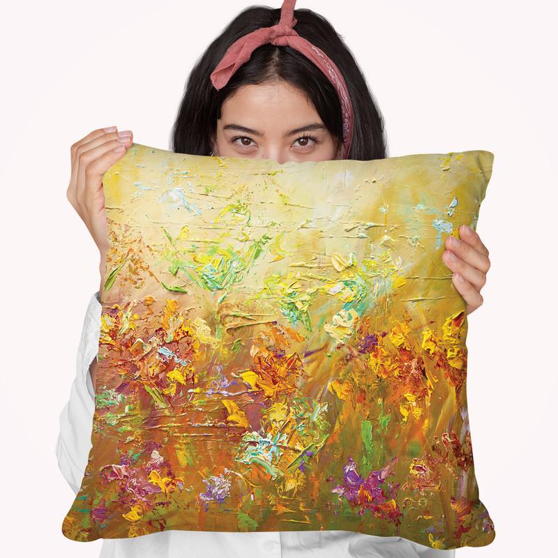 Garden Party Throw Pillow By Osnat Tzadok