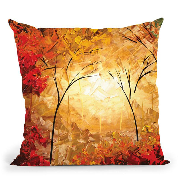 Into The Light Throw Pillow By Osnat Tzadok