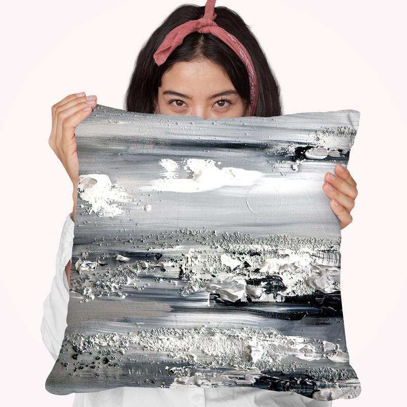 Moon River Throw Pillow By Osnat Tzadok