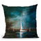 Moonlight Sailing Throw Pillow By Osnat Tzadok
