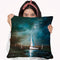 Moonlight Sailing Throw Pillow By Osnat Tzadok
