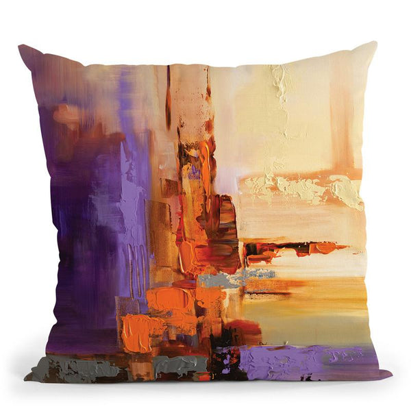 Orange Theory Throw Pillow By Osnat Tzadok