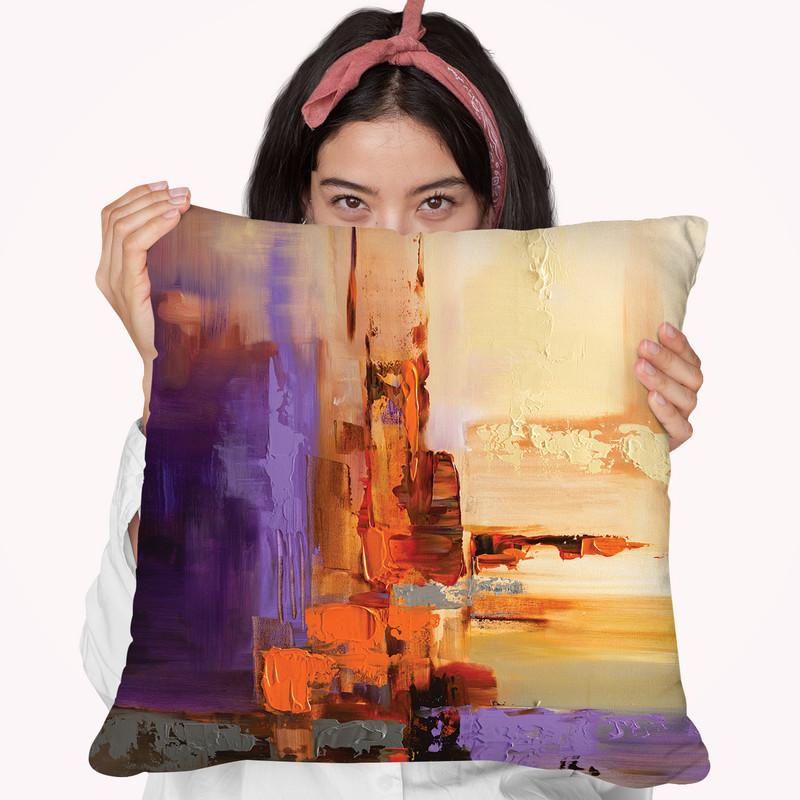 Orange Theory Throw Pillow By Osnat Tzadok
