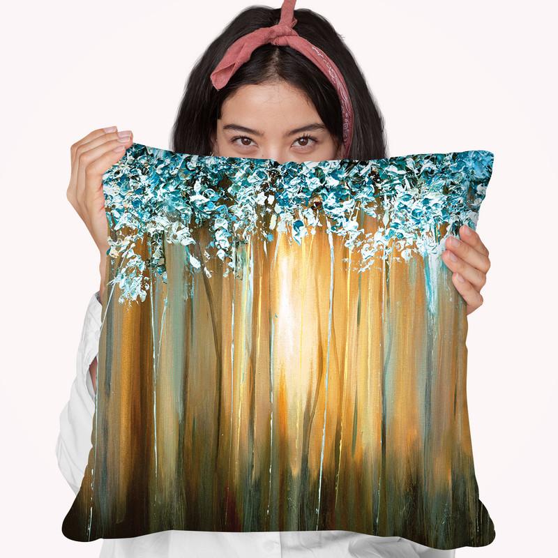Paradise Throw Pillow By Osnat Tzadok