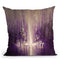 Purple Rain Throw Pillow By Osnat Tzadok