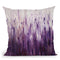 Purple Sparkle Throw Pillow By Osnat Tzadok