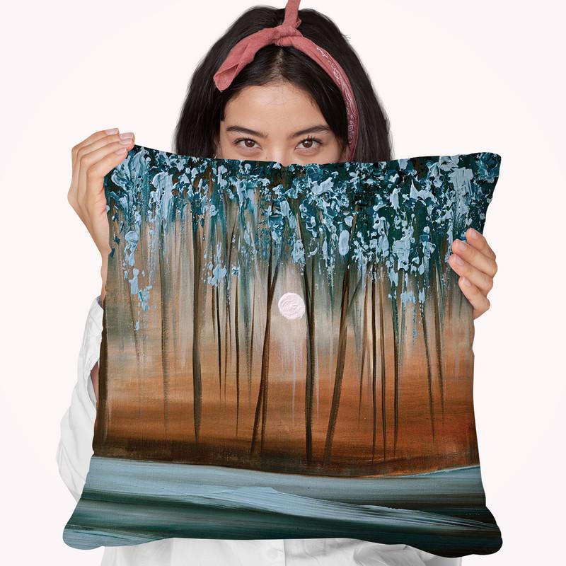 Rainforest Throw Pillow By Osnat Tzadok