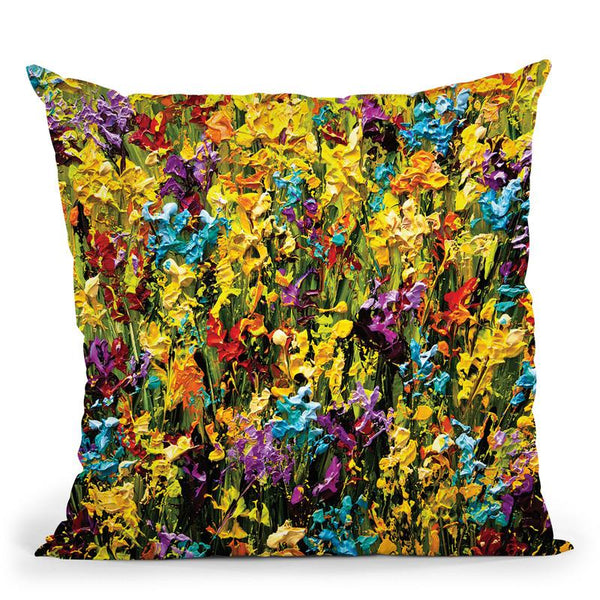 Spring2 Throw Pillow By Osnat Tzadok
