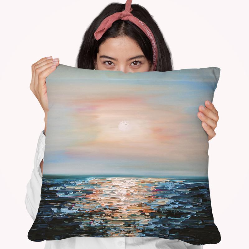 The Forgotten Sunrise Throw Pillow By Osnat Tzadok