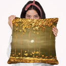 The Golden Forest2 Throw Pillow By Osnat Tzadok