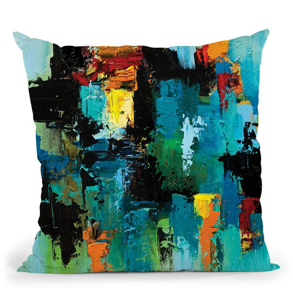 The Map Os Zoorka Throw Pillow By Osnat Tzadok