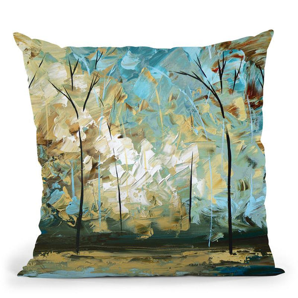 Walk With Me Throw Pillow By Osnat Tzadok