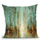 Walking In The Rain Throw Pillow By Osnat Tzadok