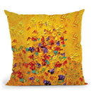 Yellow Throw Pillow By Osnat Tzadok