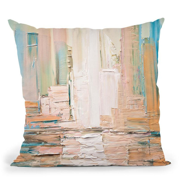 City Skyline Throw Pillow By Osnat Tzadok