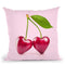 Cherry Love Throw Pillow By Paul Fuentes