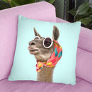 Fashion Llama Throw Pillow By Paul Fuentes