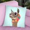 Fashion Llama Throw Pillow By Paul Fuentes