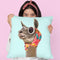 Fashion Llama Throw Pillow By Paul Fuentes