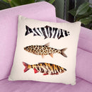 Fish Prints Throw Pillow By Paul Fuentes