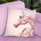 Floral Horse Throw Pillow By Paul Fuentes