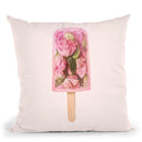 Floral Popsicle Throw Pillow By Paul Fuentes