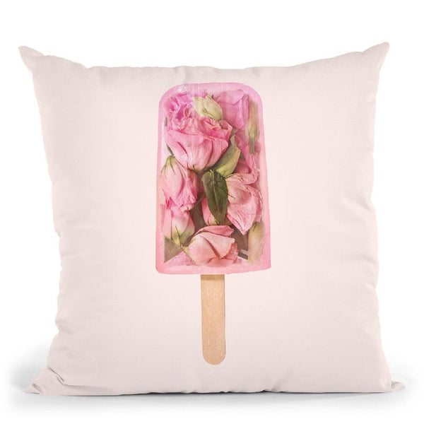Floral Popsicle Throw Pillow By Paul Fuentes