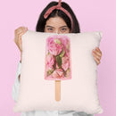 Floral Popsicle Throw Pillow By Paul Fuentes