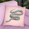 Floral Snake Throw Pillow By Paul Fuentes