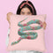 Floral Snake Throw Pillow By Paul Fuentes