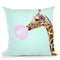 Giraffe Throw Pillow By Paul Fuentes