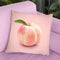 Glitter Peach Throw Pillow By Paul Fuentes